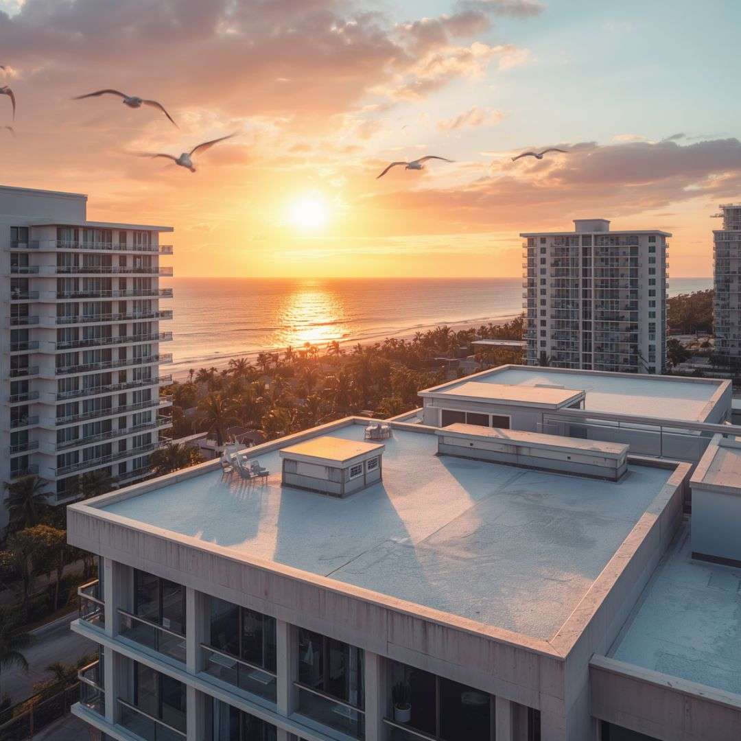 commercial flat roofing Miami